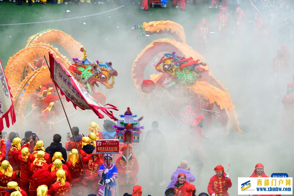 贵州石阡：仡佬毛龙节 群龙贺新春